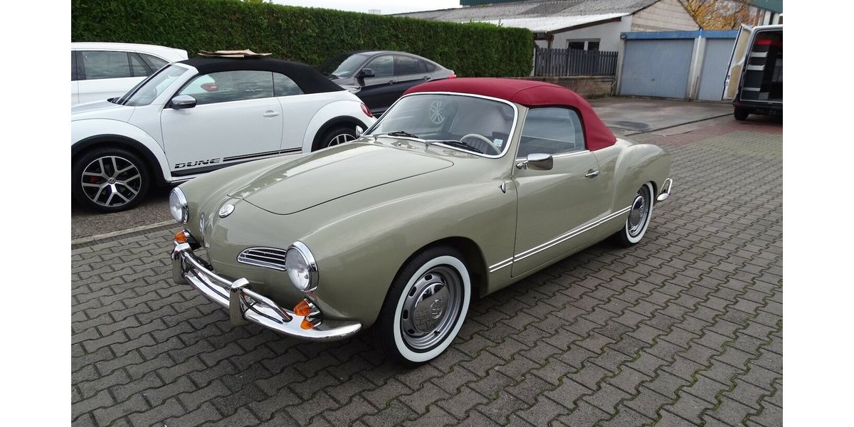 VW Karmann Ghia Cabrio vollständig restauriert 1.200 km 63.900 &euro; Rodgau 63110
