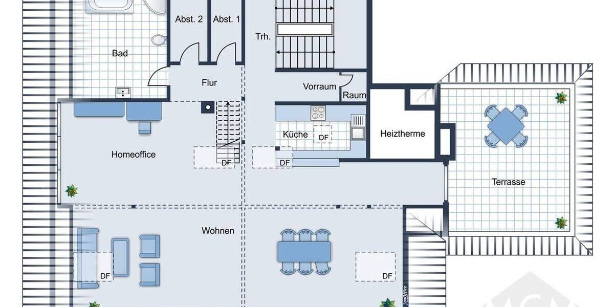 Etagenwohnung Frankfurt am Main Ostend - 4 Zimmer, 134 m&sup2;, 799.000&euro; | Angebot:25704458