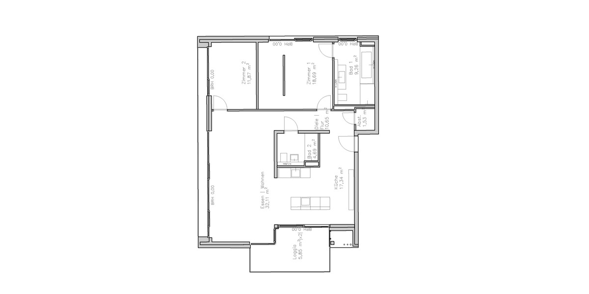 Etagenwohnung Kronberg im Taunus Kronberg - 3 Zimmer, 112 m&sup2;, 1.108.000&euro; | Angebot:25674624