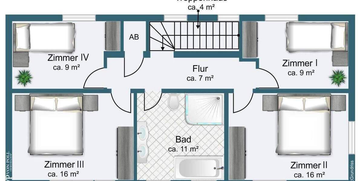 Einfamilienhaus Frankfurt am Main Westend-Nord - 6 Zimmer, 175 m&sup2;, 1.950.000&euro; | Angebot:25727364