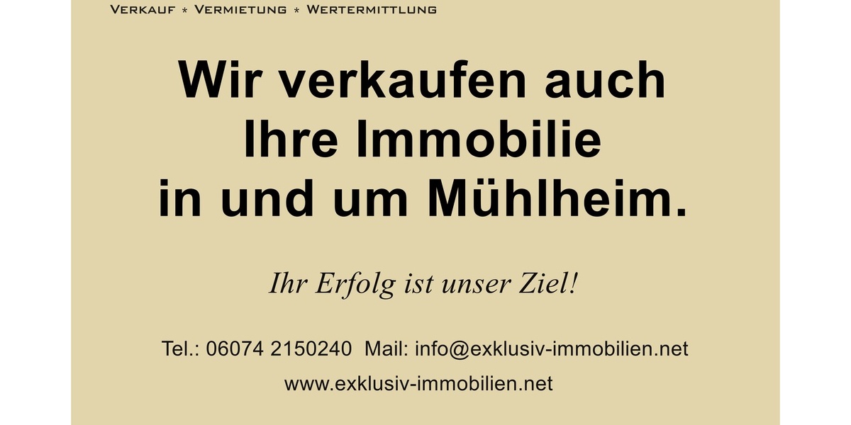 Attraktives Zweifamilienhaus mit Potenzial in bester Lage von Mühlheim! - Mehrfamilienhaus, Wohnhaus Mühlheim | Angebot:22618480