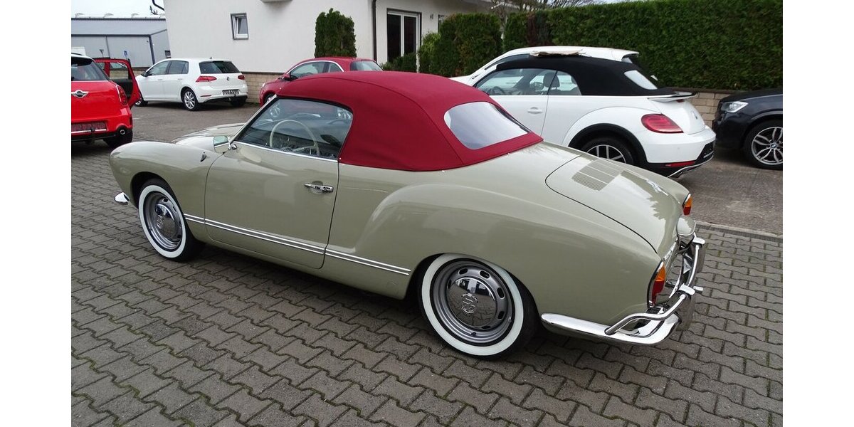 VW Karmann Ghia Cabrio vollständig restauriert 1.200 km 63.900 &euro; Rodgau 63110