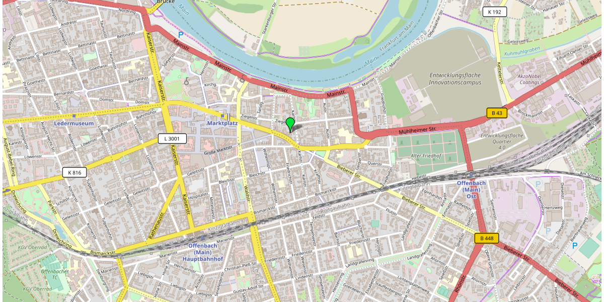 Offenbach: Top Kapitalanlage! Vermietete 3-Zimmer-Wohnung in zentraler Lage! - Etagenwohnung Offenbach | Angebot:20662920