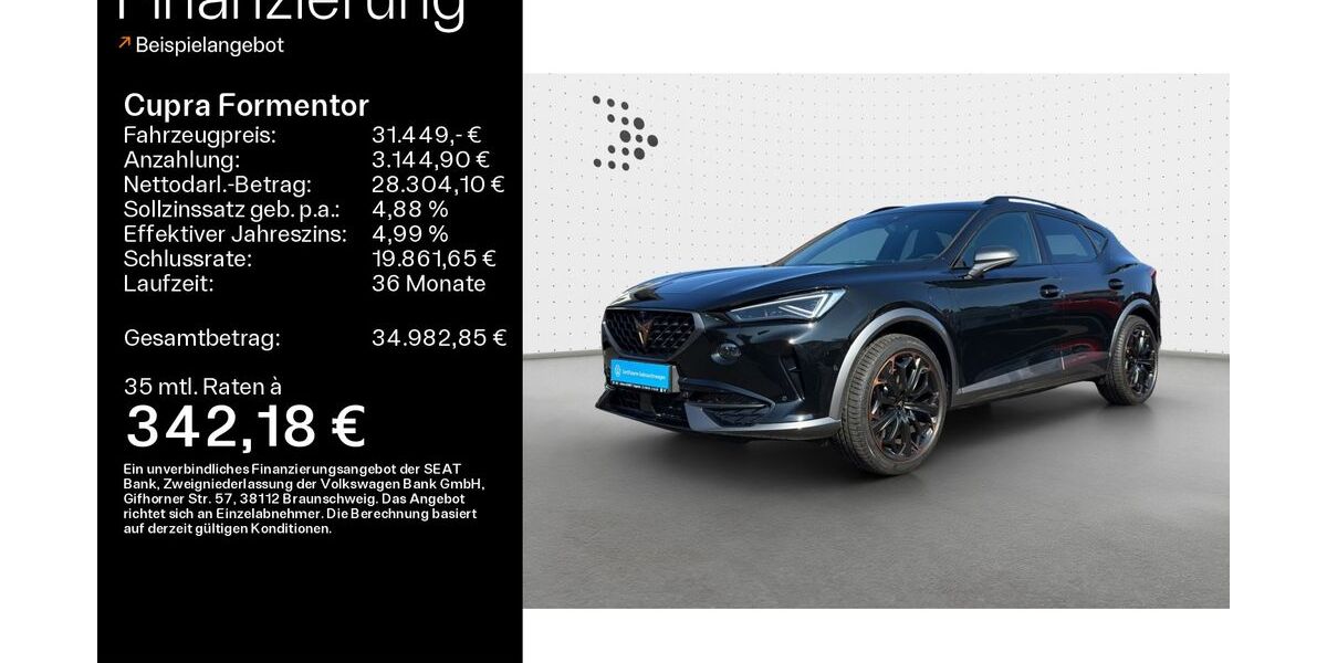 Cupra Formentor 23.200 km 31.449 &euro; Freigericht 63579
