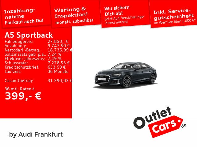 Audi A5 70.906 km 27.850 &euro; Frankfurt am Main 60314