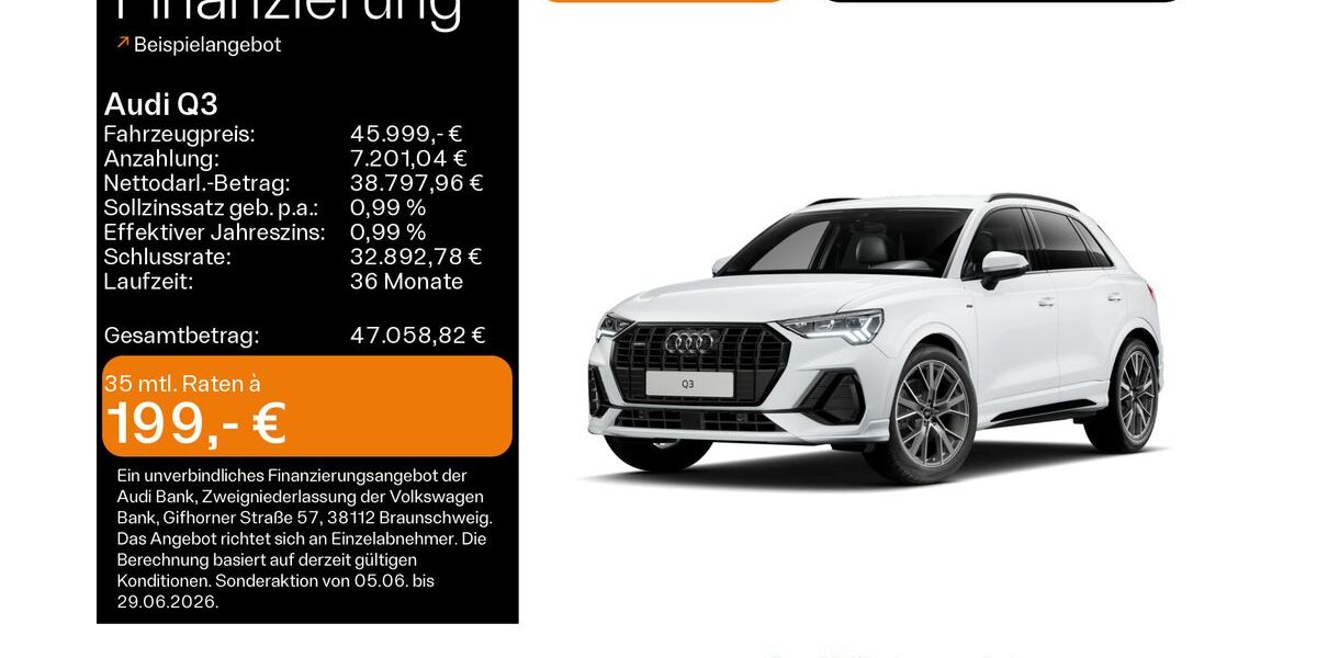 Audi Q3 15.000 km 45.999 &euro; Mühlheim 63165