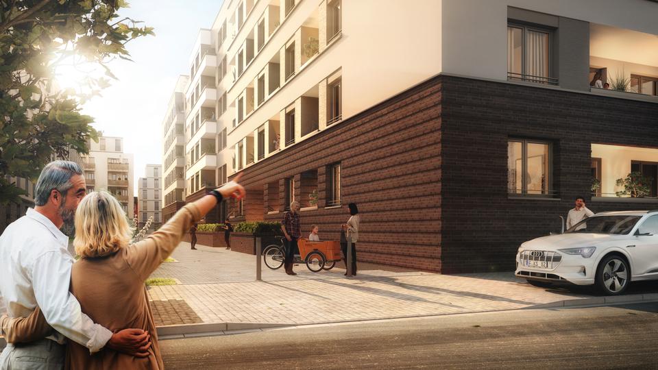 Etagenwohnung Frankfurt am Main Gallus - 3 Zimmer, 75 m&sup2;, 1.380&euro; | Angebot:25973727