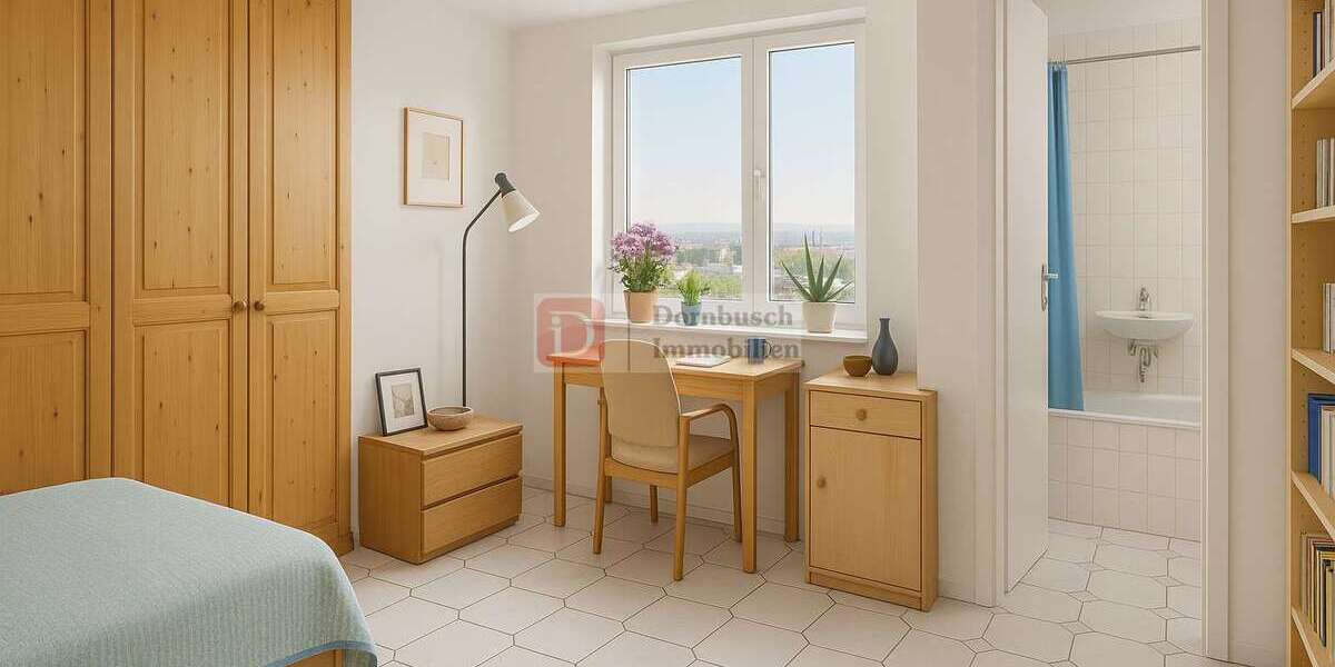 Etagenwohnung Frankfurt am Main Oberrad - 1 Zimmer, 35 m&sup2;, 145.000&euro; | Angebot:24532933