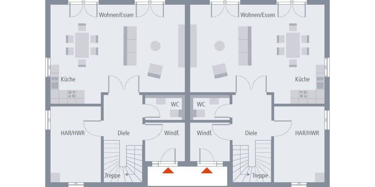 Doppelhaushälfte Frankfurt am Main Kalbach - 5 Zimmer, 138 m&sup2;, 795.900&euro; | Angebot:26607631