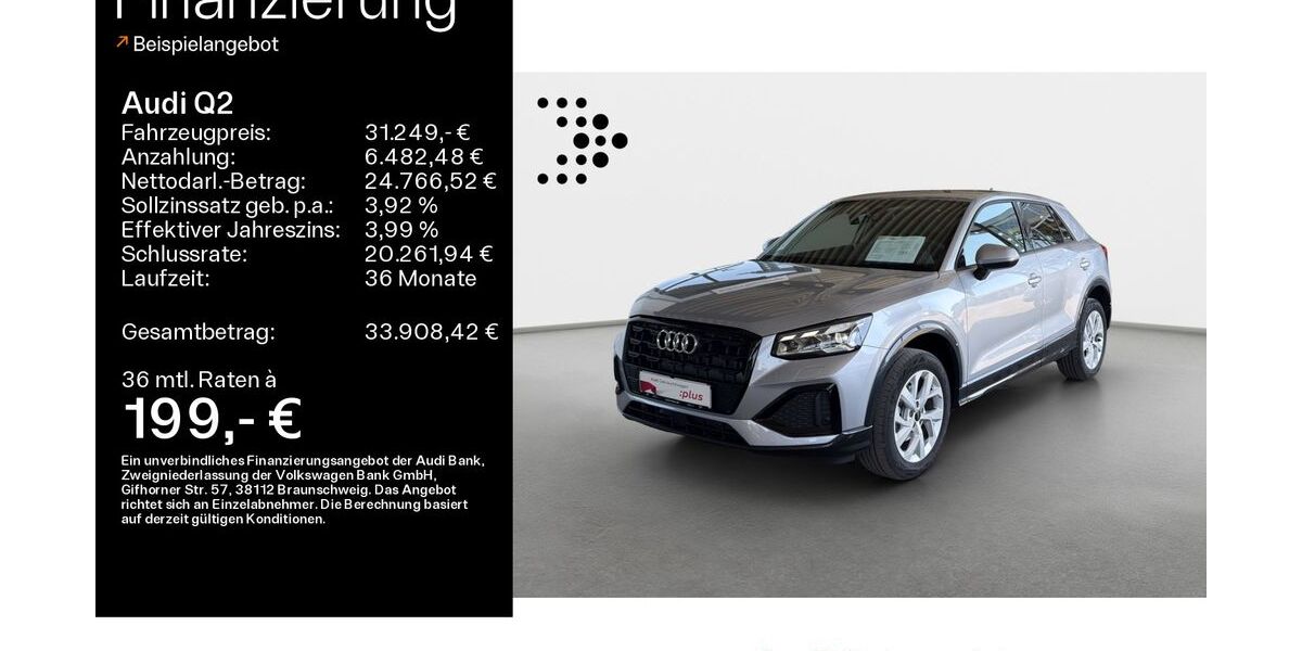Audi Q2 2.600 km 31.249 &euro; Büdingen-Düdelsheim 63654