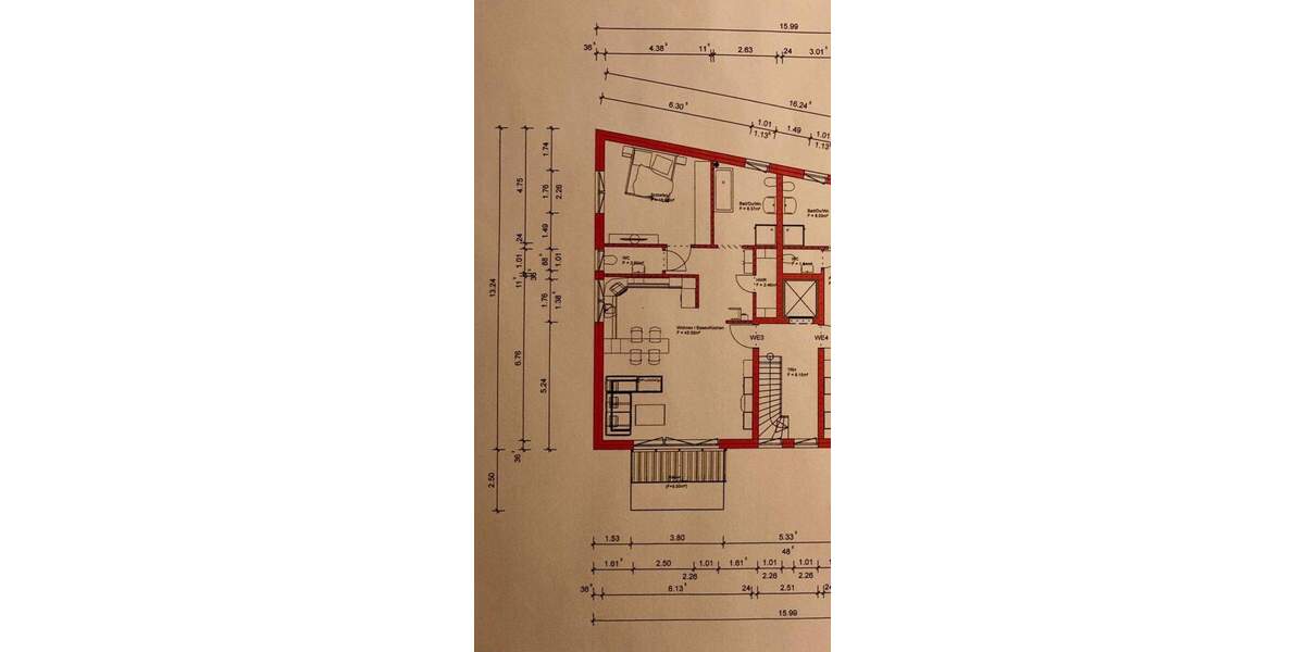 Etagenwohnung Gelnhausen - 2 Zimmer, 80 m&sup2;, 1.000&euro; | Angebot:25685347