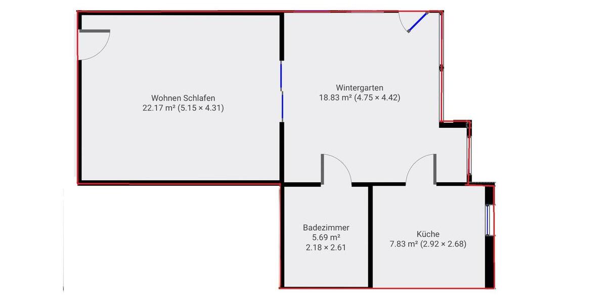Hochparterre Gelnhausen - 2 Zimmer, 55 m&sup2;, 650&euro; | Angebot:25991895