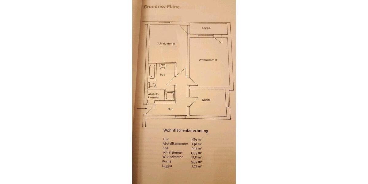 Etagenwohnung Nidderau - 2 Zimmer, 65 m&sup2;, 195.000&euro; | Angebot:26445700
