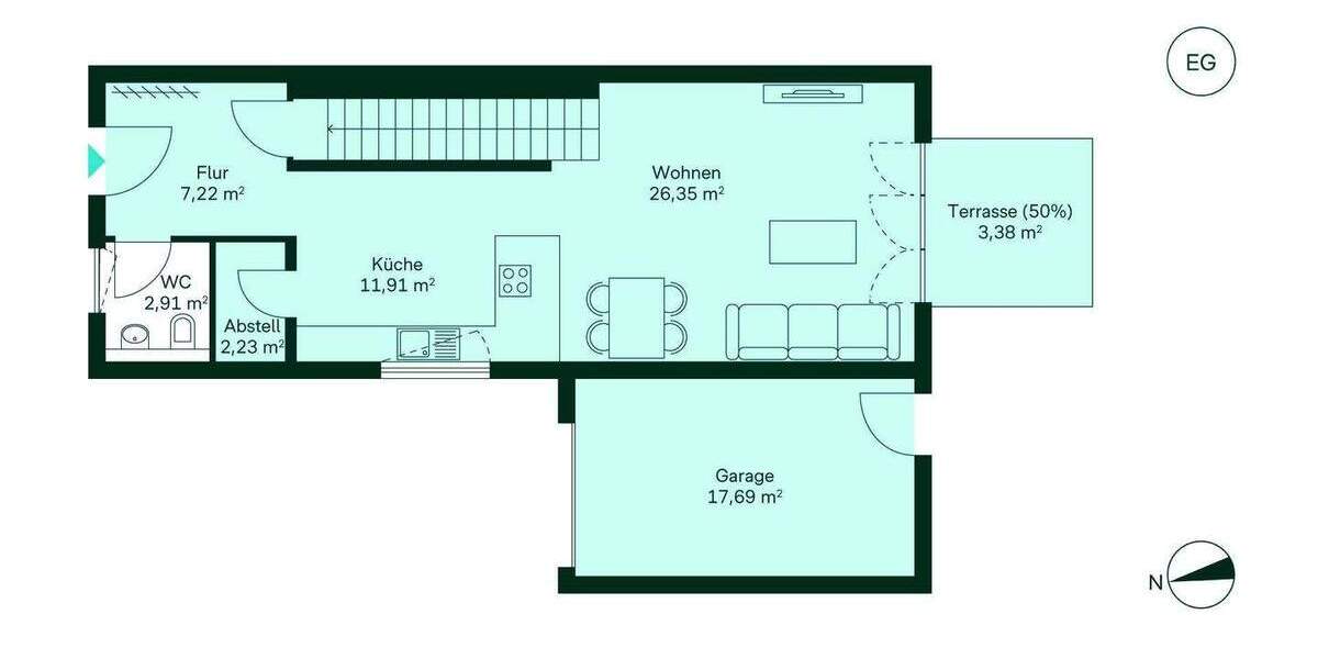Reihenmittelhaus Langen - 5 Zimmer, 156 m&sup2;, 839.900&euro; | Angebot:25664205