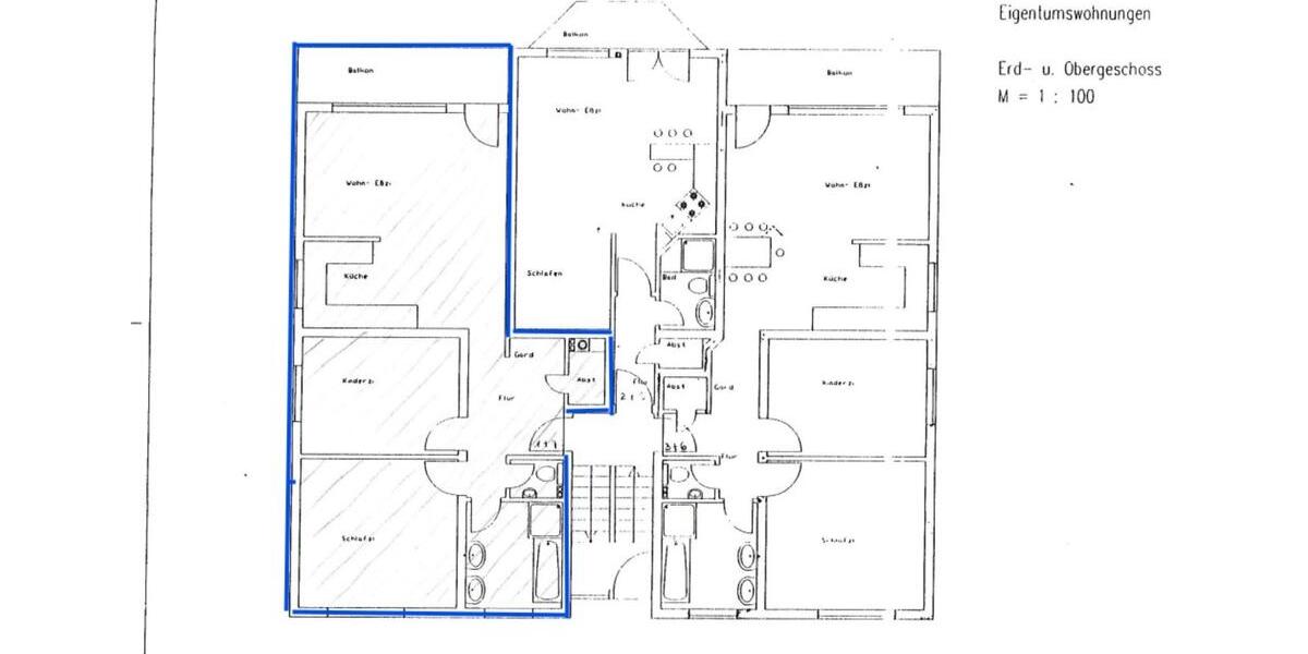 Etagenwohnung Groß-Zimmern Zimmern - 3 Zimmer, 84 m&sup2;, 270.000&euro; | Angebot:24562262