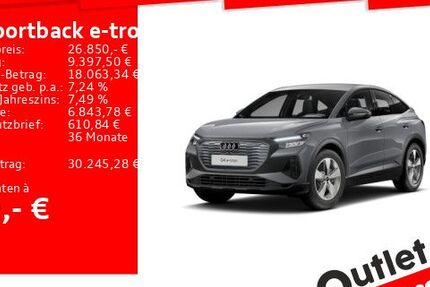 Audi Q4 e-tron 69.976 km 26.850 &euro; Frankfurt am Main 60314