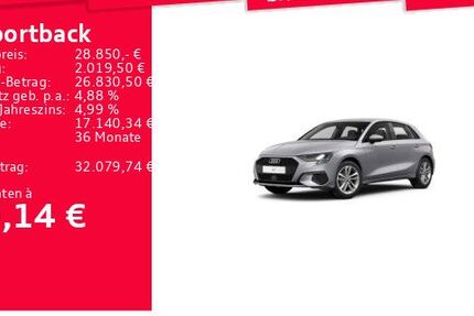 Audi A3 28.452 km 27.350 &euro; Frankfurt am Main 60314