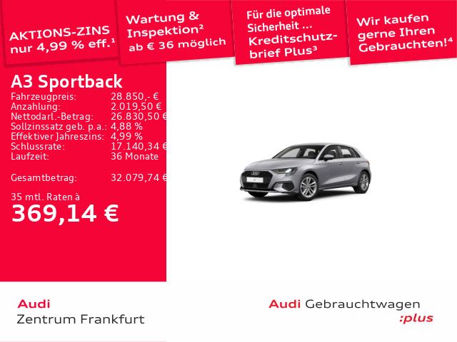 Audi A3 28.452 km 27.350 &euro; Frankfurt am Main 60314