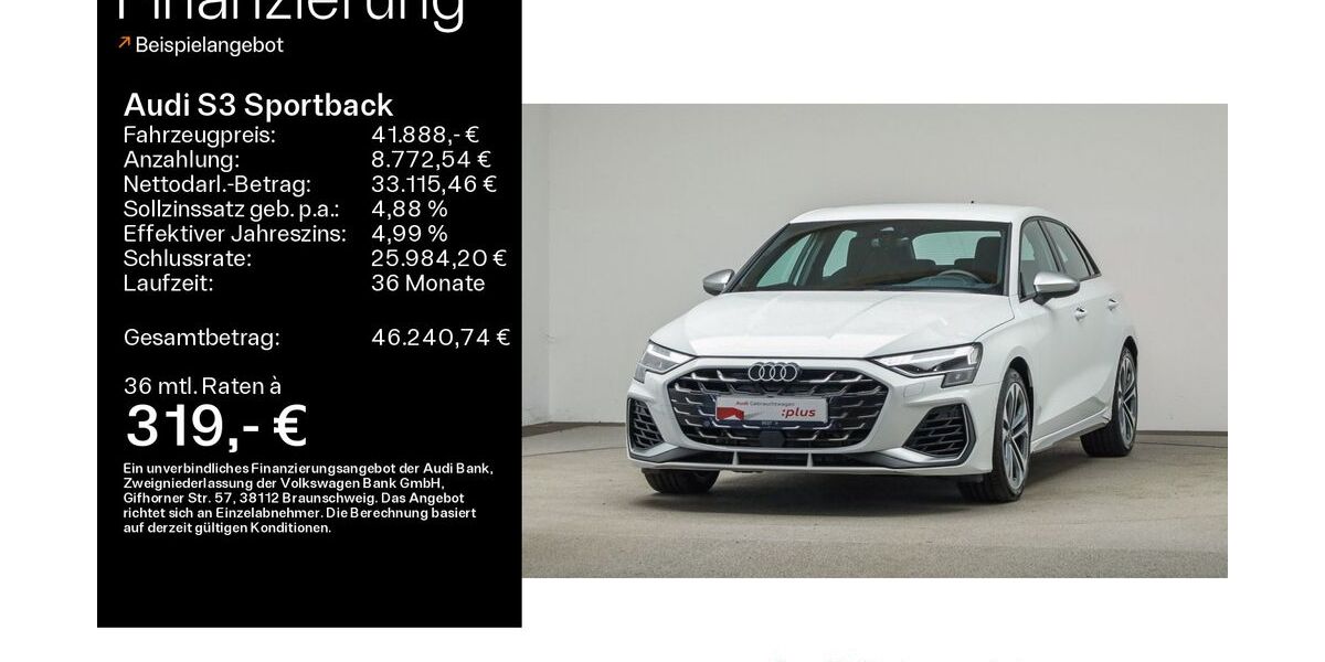 Audi S3 6.550 km 40.888 &euro; Mühlheim 63165