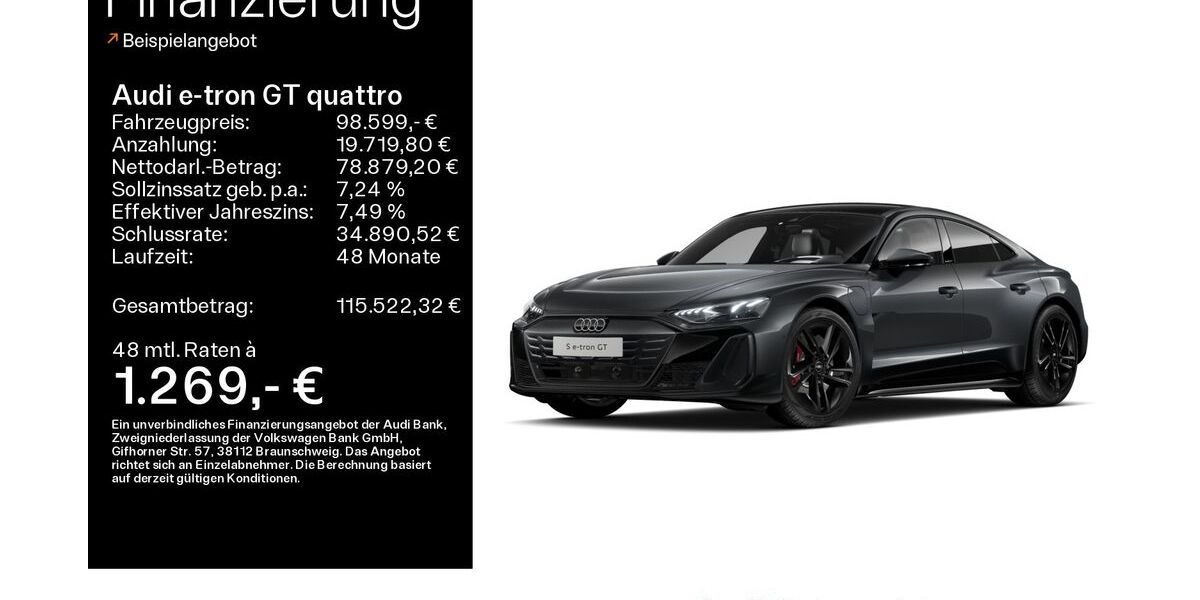 Audi e-tron GT 13.400 km 98.599 &euro; Büdingen-Düdelsheim 63654