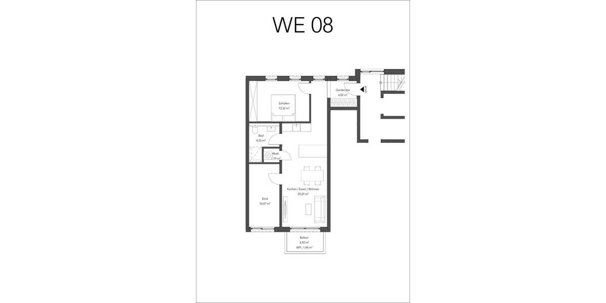 Etagenwohnung Aschaffenburg Innenstadt - 3 Zimmer, 65 m&sup2;, 358.800&euro; | Angebot:25705983