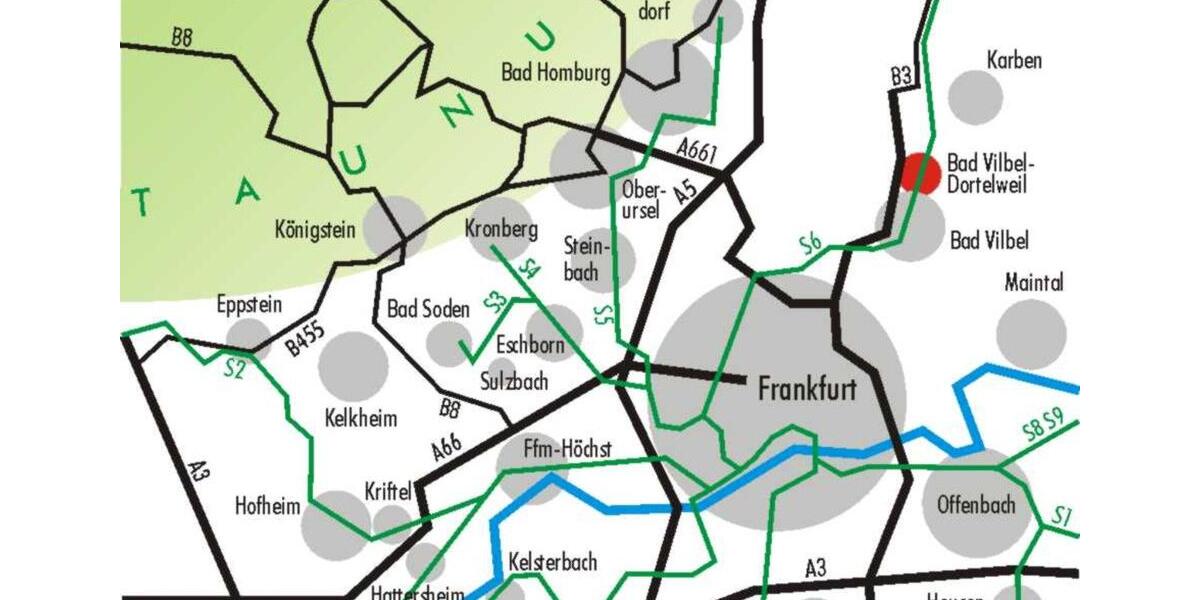 Etagenwohnung Bad Vilbel - 2 Zimmer, 65 m&sup2;, 650&euro; | Angebot:25802170