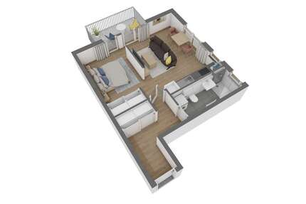 Wohnung Bergen-Enkheim Enkheim - 2 Zimmer, 47 m&sup2;, 342.000&euro; | Angebot:26641293