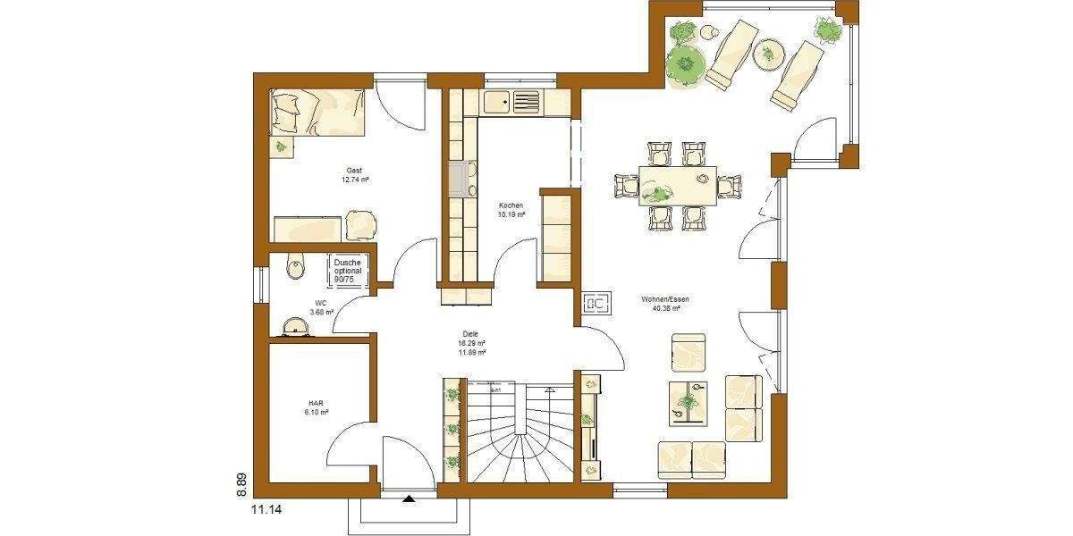 Einfamilienhaus Offenbach am Main Rosenhöhe - 5 Zimmer, 163 m&sup2;, 614.990&euro; | Angebot:25745399