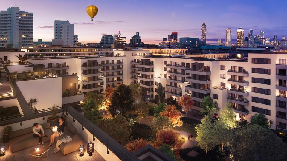 Etagenwohnung Frankfurt am Main Gallus - 3 Zimmer, 75 m&sup2;, 1.380&euro; | Angebot:25973727