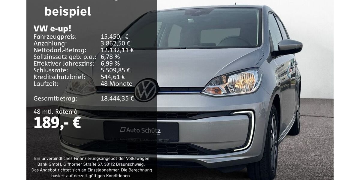 VW e-up! 59.224 km 15.450 &euro; Groß-Umstadt 64823