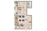 Etagenwohnung Groß-Zimmern Zimmern - 3 Zimmer, 59 m&sup2;, 175.000&euro; | Angebot:26109221
