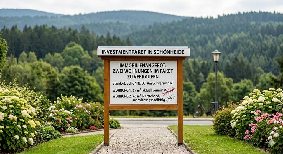 Etagenwohnung Mainaschaff - 2 Zimmer, 57 m&sup2;, 50.000&euro; | Angebot:26020990