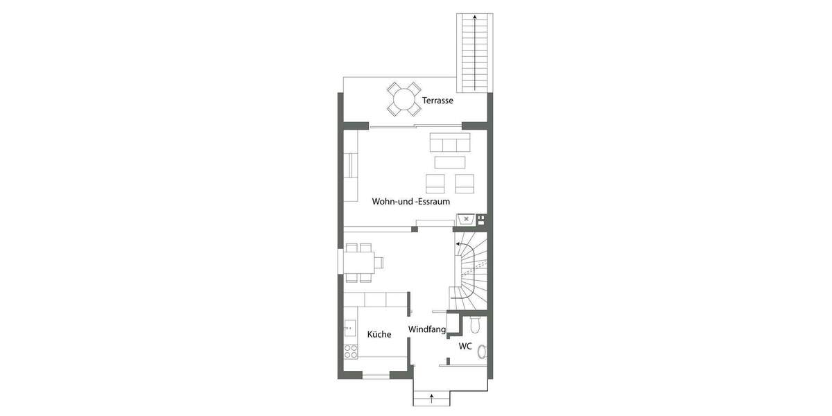 Reihenmittelhaus Aschaffenburg Damm - 5 Zimmer, 135 m&sup2;, 425.000&euro; | Angebot:25749975