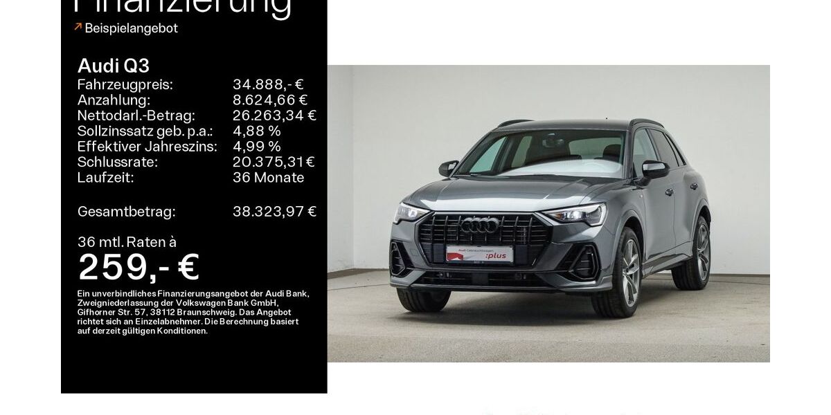 Audi Q3 20.400 km 34.888 &euro; Mühlheim 63165