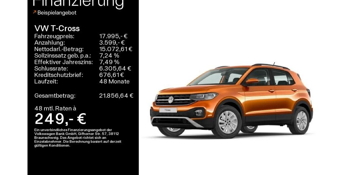 VW T-Cross 25.000 km 17.995 &euro; Büdingen-Düdelsheim 63654