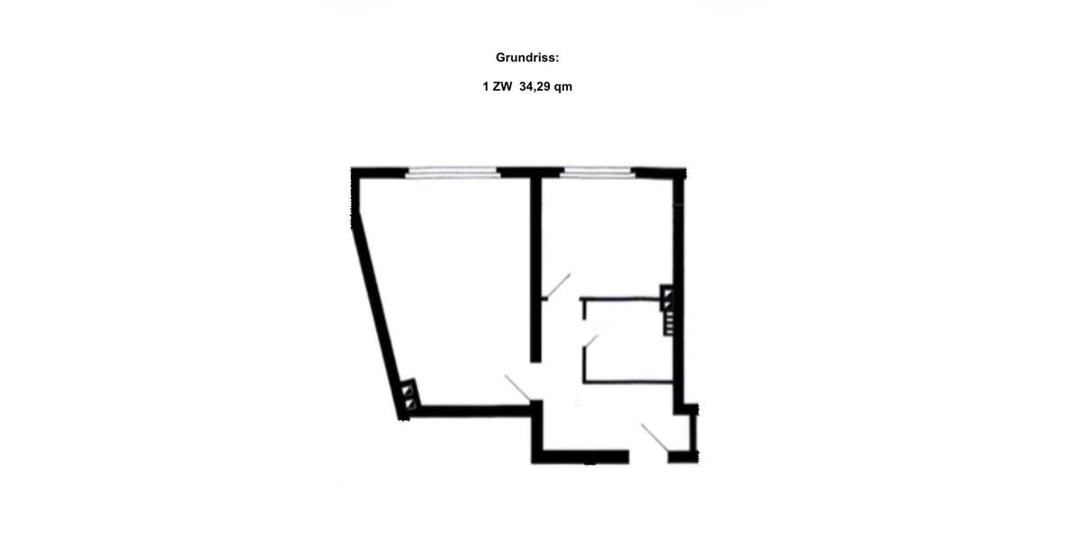 Etagenwohnung Frankfurt am Main Nordend West - 1 Zimmer, 34 m&sup2;, 274.000&euro; | Angebot:25825896