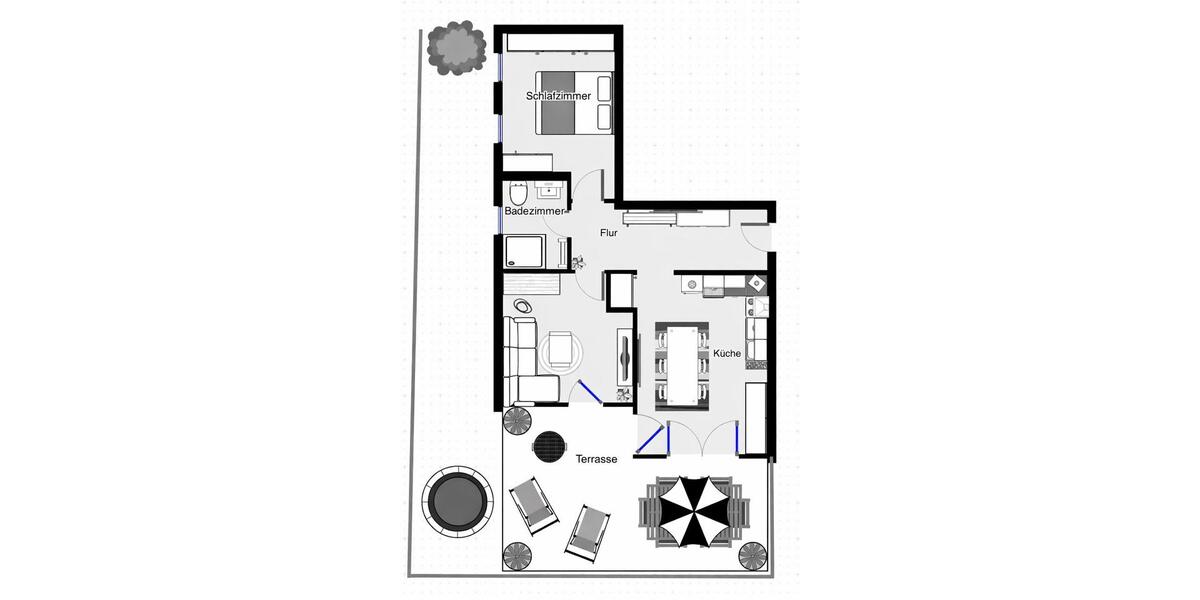 Erdgeschoßwohnung Friedberg (Hessen) - 2.5 Zimmer, 71 m&sup2;, 1.100&euro; | Angebot:26039085