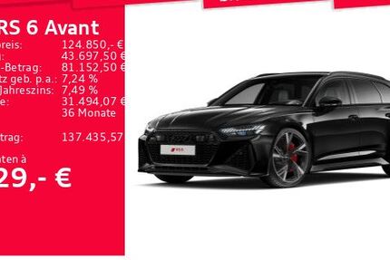 Audi RS6 15.549 km 124.850 &euro; Frankfurt am Main 60314