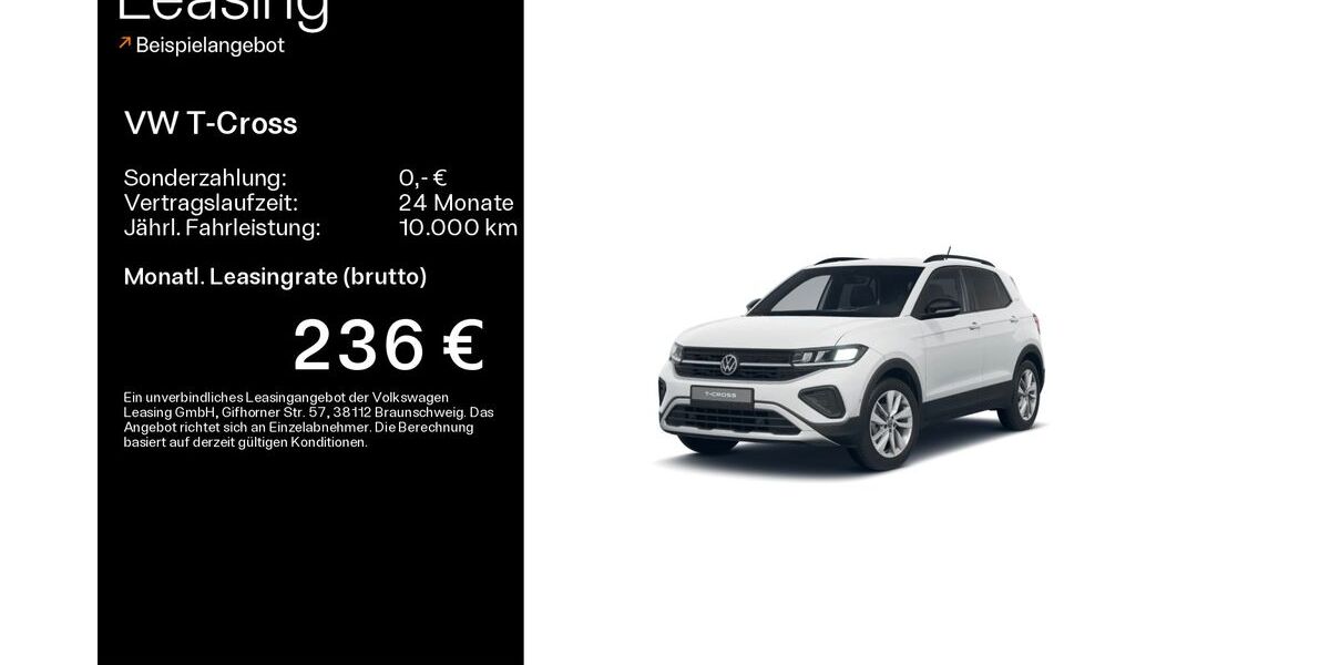 VW T-Cross 21.400 km 23.449 &euro; Linsengericht 63589