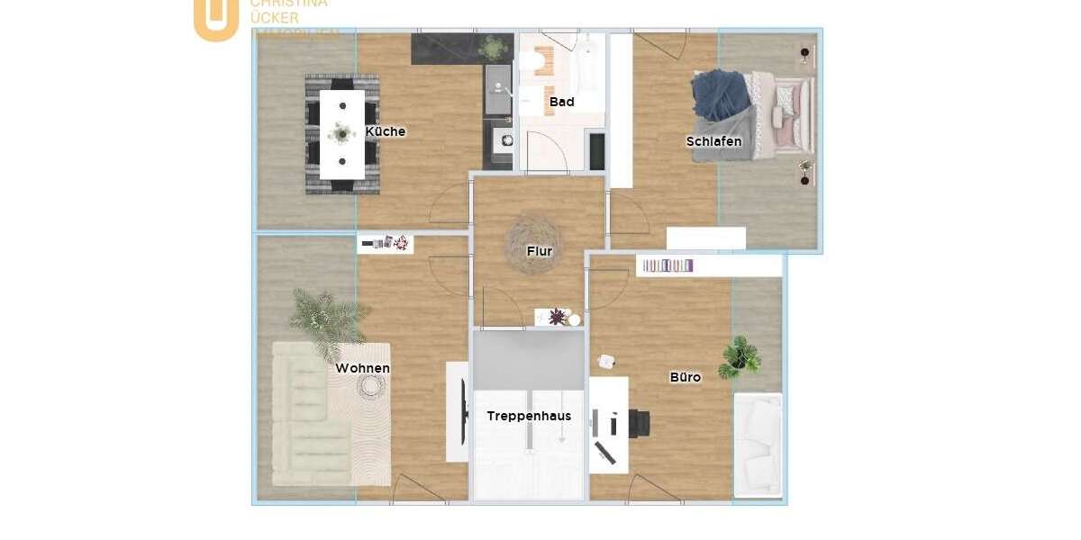Etagenwohnung Rodgau - 3 Zimmer, 78 m&sup2;, 600&euro; | Angebot:24874594