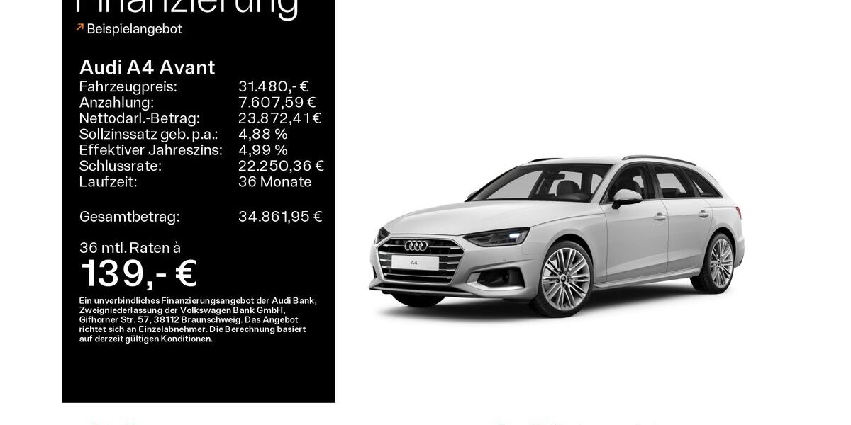 Audi A4 17.780 km 31.480 &euro; Oberursel 61440