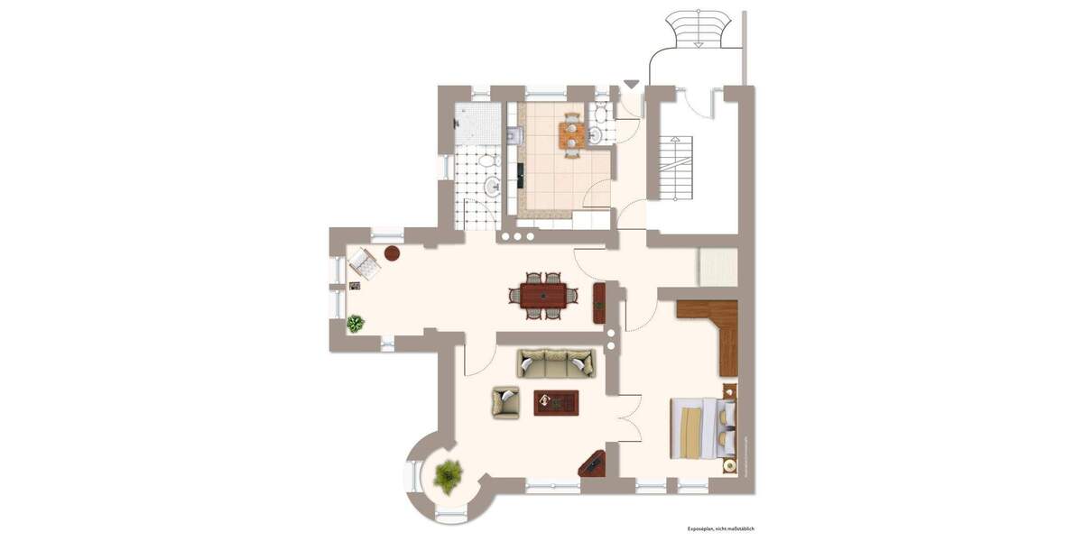 Etagenwohnung Kronberg im Taunus Kronberg - 3 Zimmer, 97 m&sup2;, 498.000&euro; | Angebot:25666009