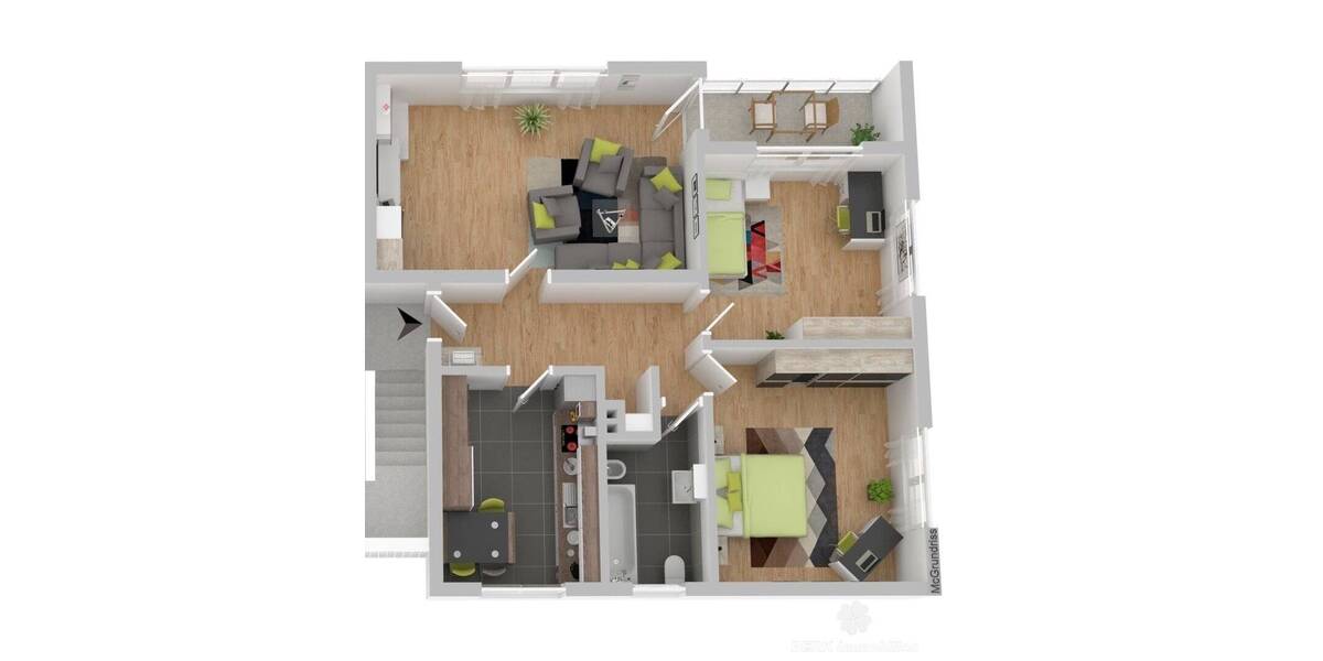 Etagenwohnung Limeshain / Rommelhausen Rommelhausen - 3 Zimmer, 85 m&sup2;, 199.000&euro; | Angebot:25693730