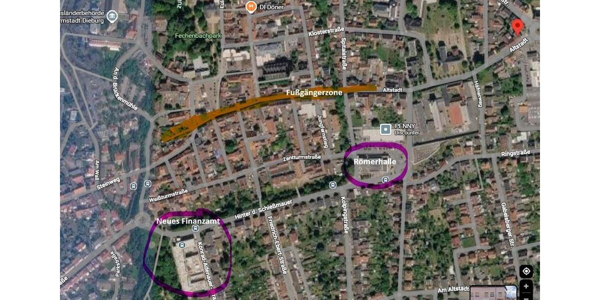 Etagenwohnung Dieburg - 2 Zimmer, 45 m&sup2;, 169.000&euro; | Angebot:26958577