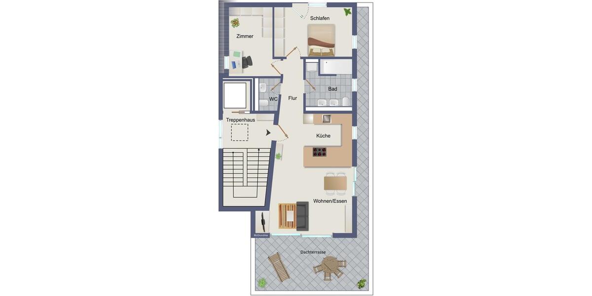 Etagenwohnung Oberursel (Taunus) - 3 Zimmer, 90 m&sup2;, 2.100&euro; | Angebot:25922135