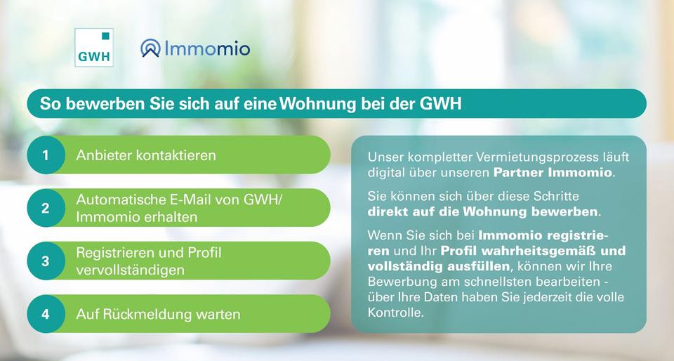 Etagenwohnung Frankfurt am Main Niederrad - 2 Zimmer, 55 m&sup2;, 899&euro; | Angebot:25900738