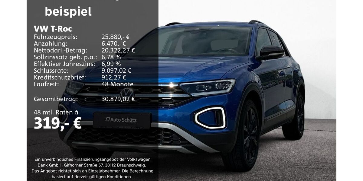 VW T-Roc 22.773 km 25.880 &euro; Groß-Umstadt 64823