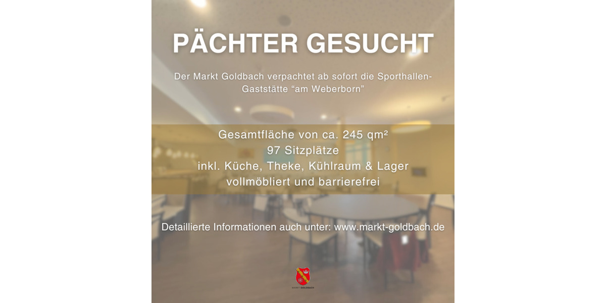 Gewerbeobjekt Goldbach - 1.350&euro; | Angebot:23290688