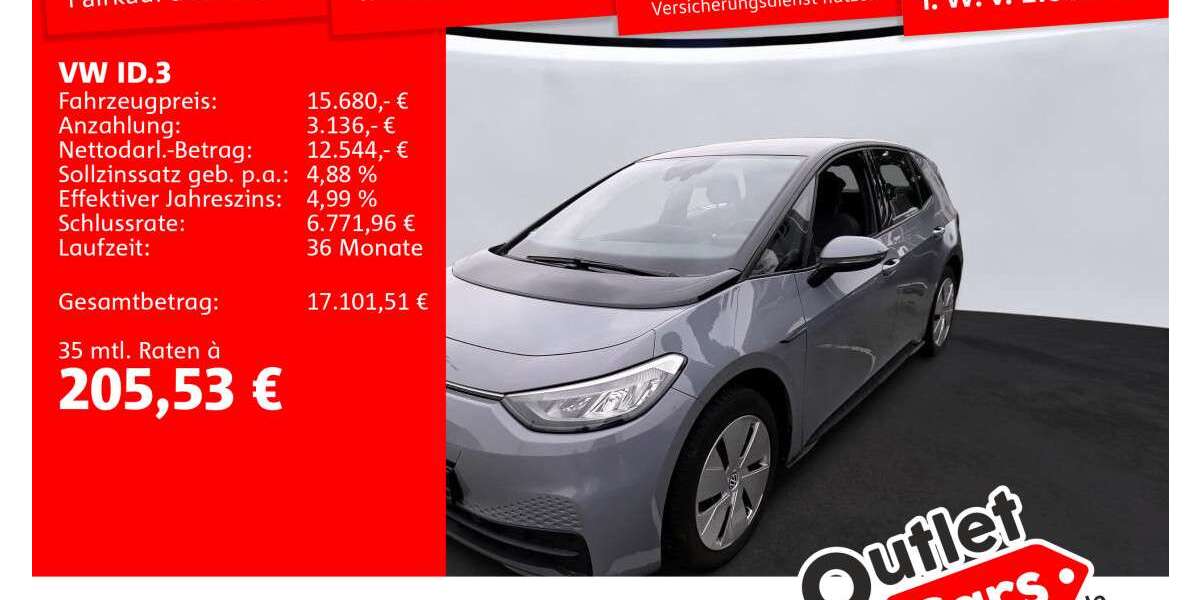 VW ID.3 90.666 km 15.680 &euro; Frankfurt 60326
