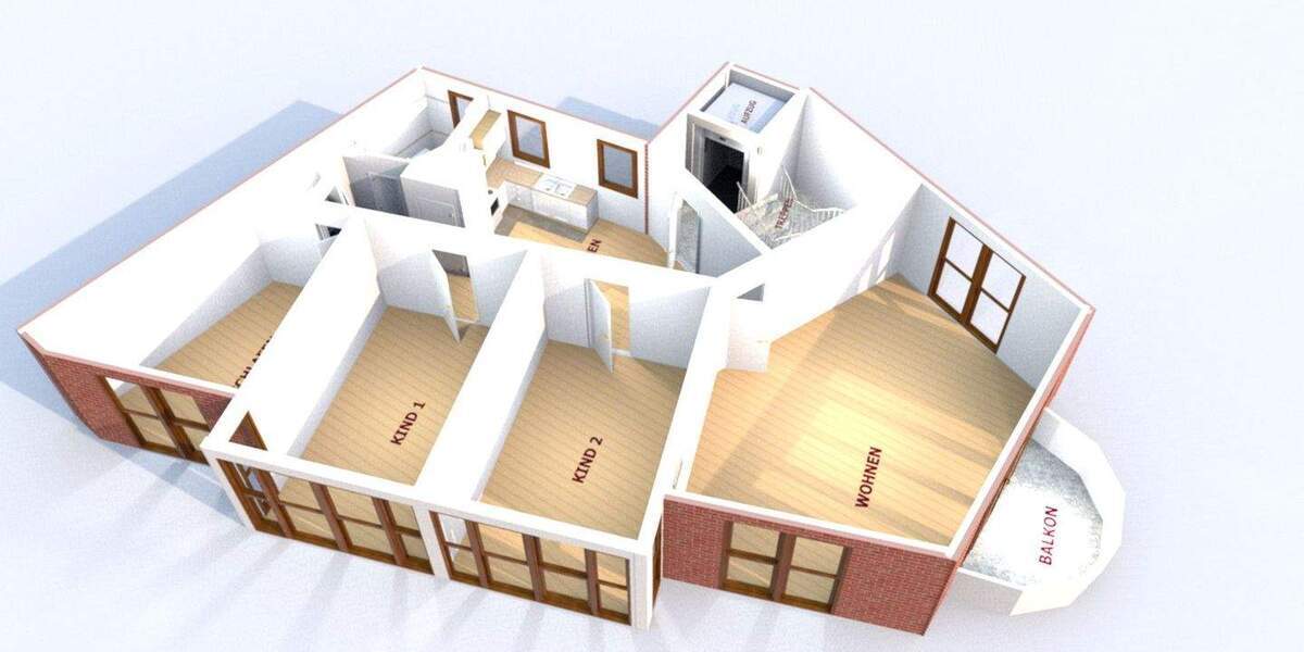 Etagenwohnung Offenbach am Main - 4 Zimmer, 127 m&sup2;, 548.000&euro; | Angebot:25716252